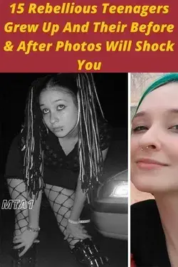 15 Rebellious Teenagers Grew Up And Their Before & After Photos Will Shock You