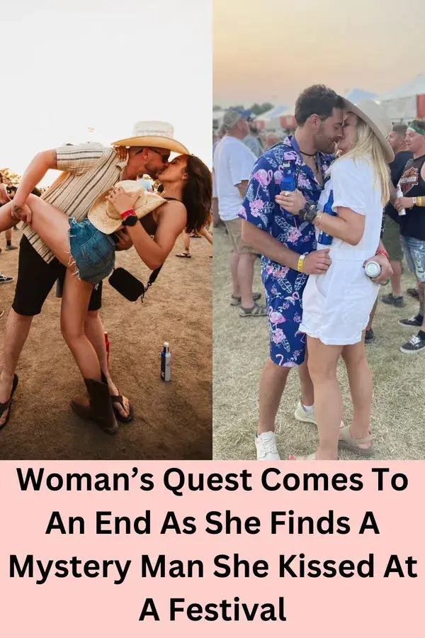 Woman’s Quest Comes To An End As She Finds A Mystery Man She Kissed At A Festival