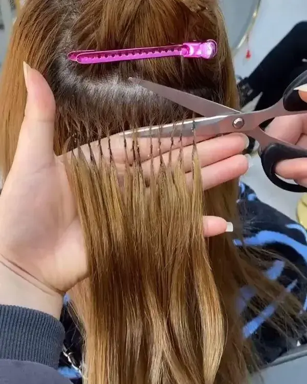 Hair extension process