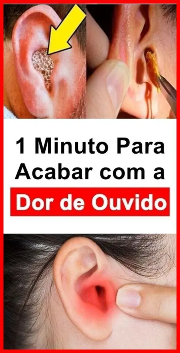 1 Minuto Para Acabar com a Dor de Ouvido