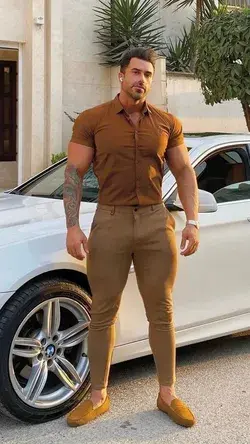 Men's outfit in beautiful body