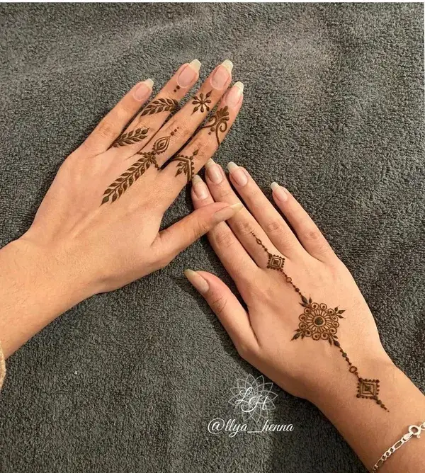 Minimal mehndi design | Muslim mehndi designs | Nikah mehandi design ideas.