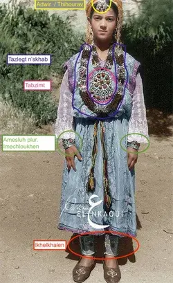 Young woman from the Ath Hichem village (Algeria), 1927