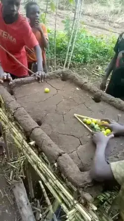 Young African enjoying their pool game 🎱