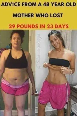She lost 29 pounds in 23 days