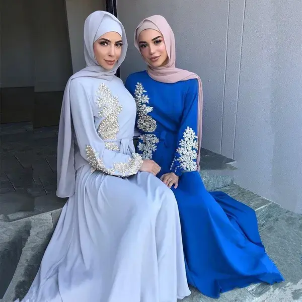 2022 Ramadan Kaftan Dubai Abaya Turkey Muslim Women Hijab Dress Islam Caftan Marocain Dresses Vestidos Eid Mubarak Robe Femme Abayas