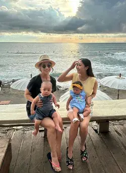 7 Potret Nikita Willy Liburan di Bali Bareng Adik, Kompak Sambil Momong Anak