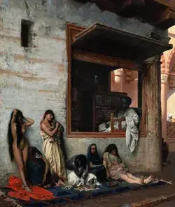 Le marché d'esclaves by Jean-Leon Gerome