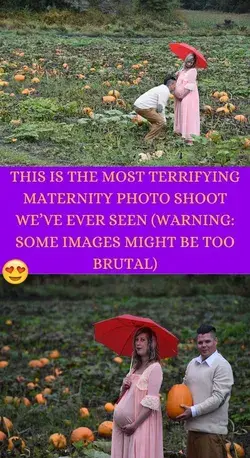 This Is The Most Terrifying Maternity Photo Shoot We’ve Ever Seen (WARNING_ Some Images Might