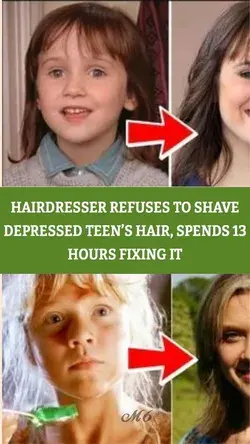 Hairdresser Refuses To Shave Depressed Teen’s Hair, Spends 13 Hours Fixing It