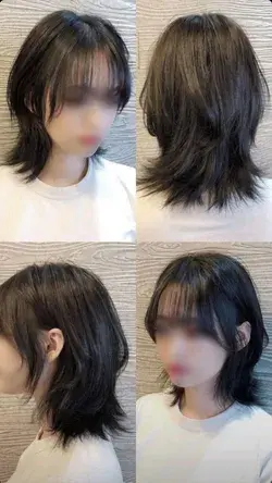 wolf cuts/ short hair layers