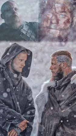 Ragnar Lothbrok and Bjorn Ironside  vikings