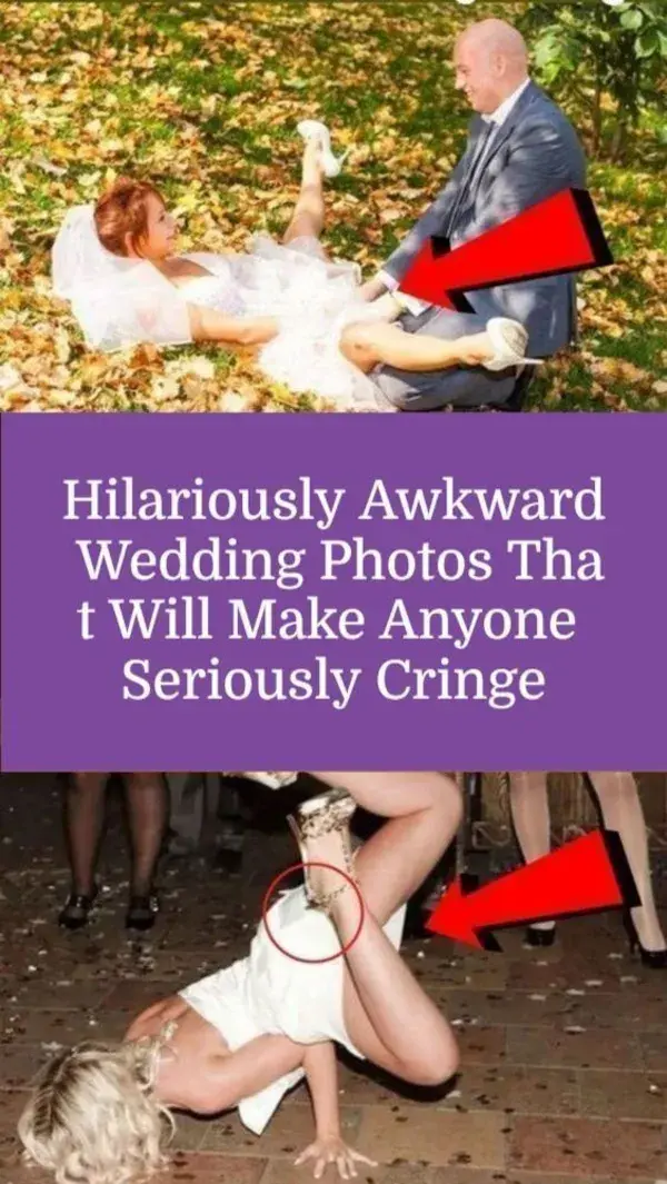 Hilariously Awkward Wedding Photos That Will Make Anyone Seriously Cringe