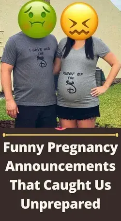 Funny Pregnancy Announcements That Caught Us Unprepared