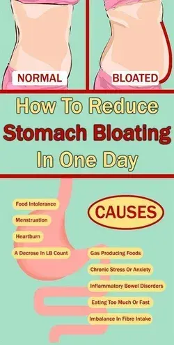 HOW TO FLUSH GAS AND BLOATING FROM YOUR STOMACH WITH JUST 4 INGREDIENTS
