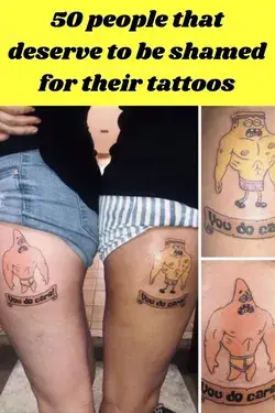 50 people that deserve to be shamed for their tattoos