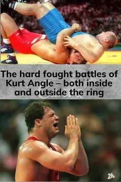 The hard fought battles of Kurt Angle – both inside and outside the ring