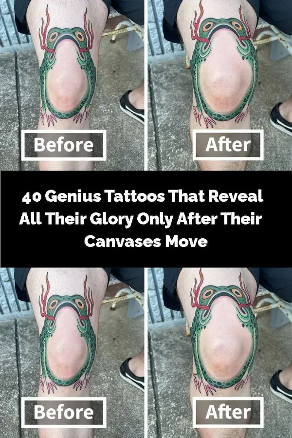 40 Genius Tattoos That Reveal All Their Glory Only After Their Canvases Move