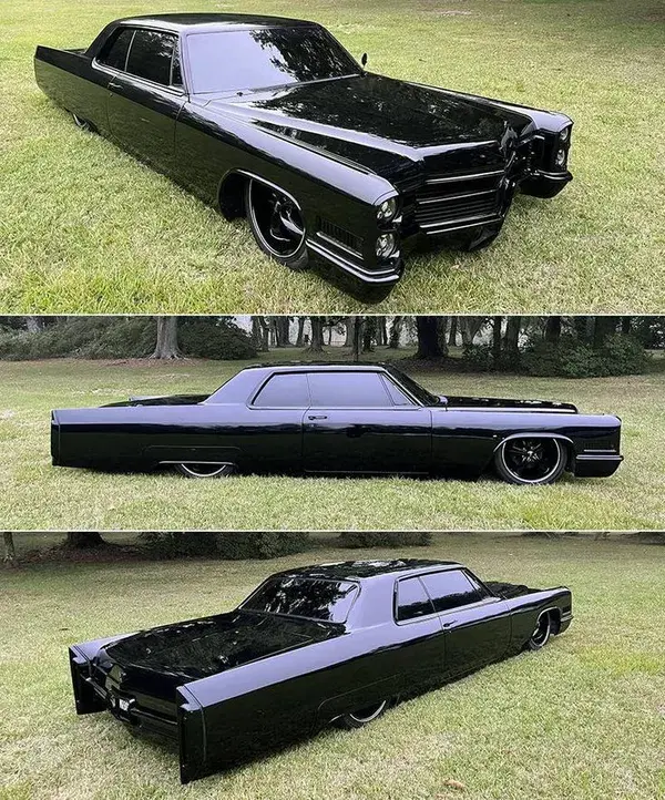 All Black 1966 Cadillac Coupe DeVille “Ursala”