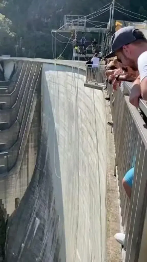 Would you jump from a bridge this high?