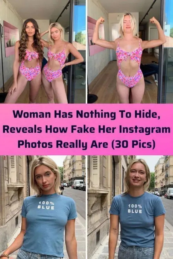 Woman Has Nothing To Hide, Reveals How Fake Her Instagram Photos Really Are (30 Pics)