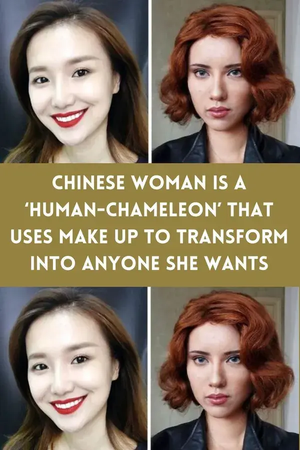 Chinese Woman Is A ‘Human-Chameleon’ That Uses Make Up To Transform Into Anyone She Wants