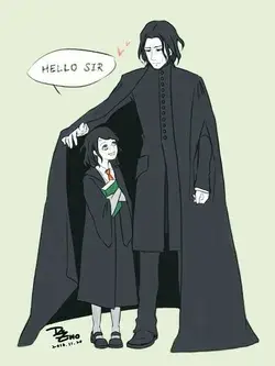 SNAPE AND FEMALE HARRY