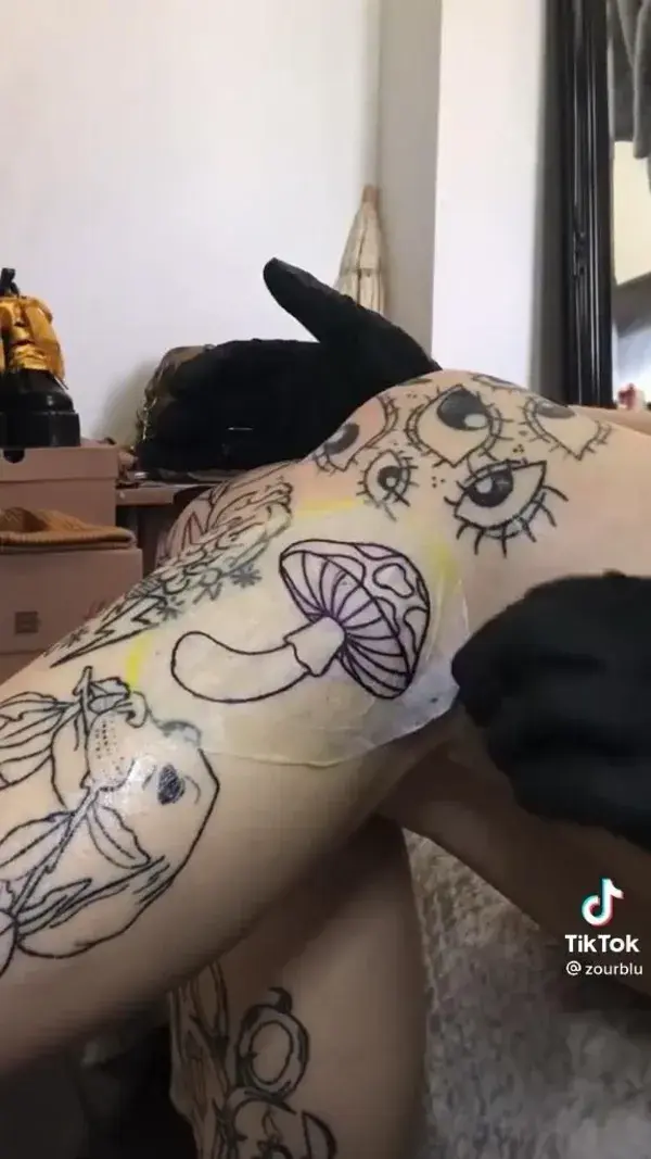 Poke Tattoo Mushroom 🍄
