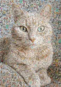 Cat mosaic gift- pet loss