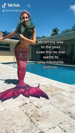 Will you play mermaids with me? 🥺