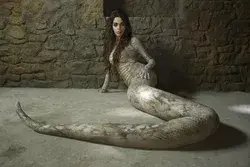 Naagin 4 Vishaka half snake image