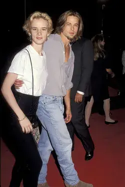 Brad Pitt and Juliette Lewis