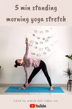 5 min Standing Morning Yoga Stretch
