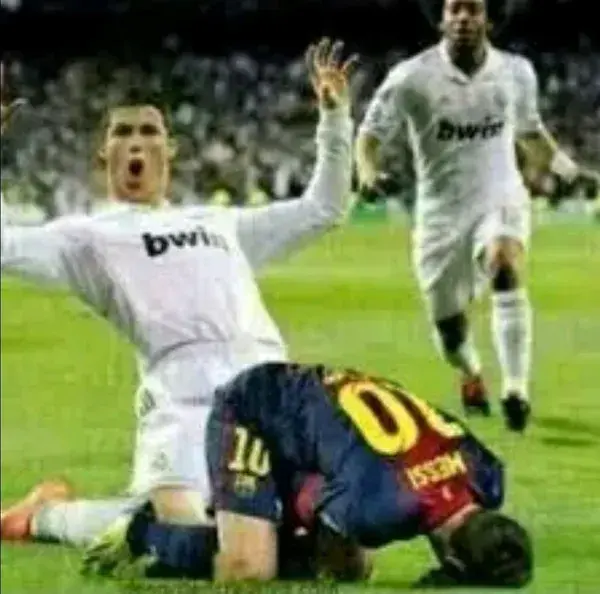 Ronaldo rape messi