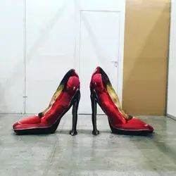 The High Heel, Bodypainting Illusion