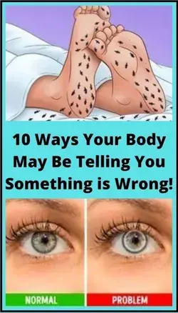 10 WAYS YOUR BODY MIGHT TELL YOU SOMETHING IS WRONG (RESULT NUMBER 8 IS SHOCKING