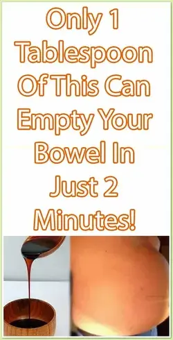 Only 1 Tablespoon Of This Mixture Can Empty Your Bowel In Just 2 Minutes!