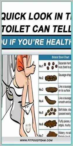 A QUICK LOOK IN THE TOILET CAN TELL YOU IF YOU�RE HEALTHY!