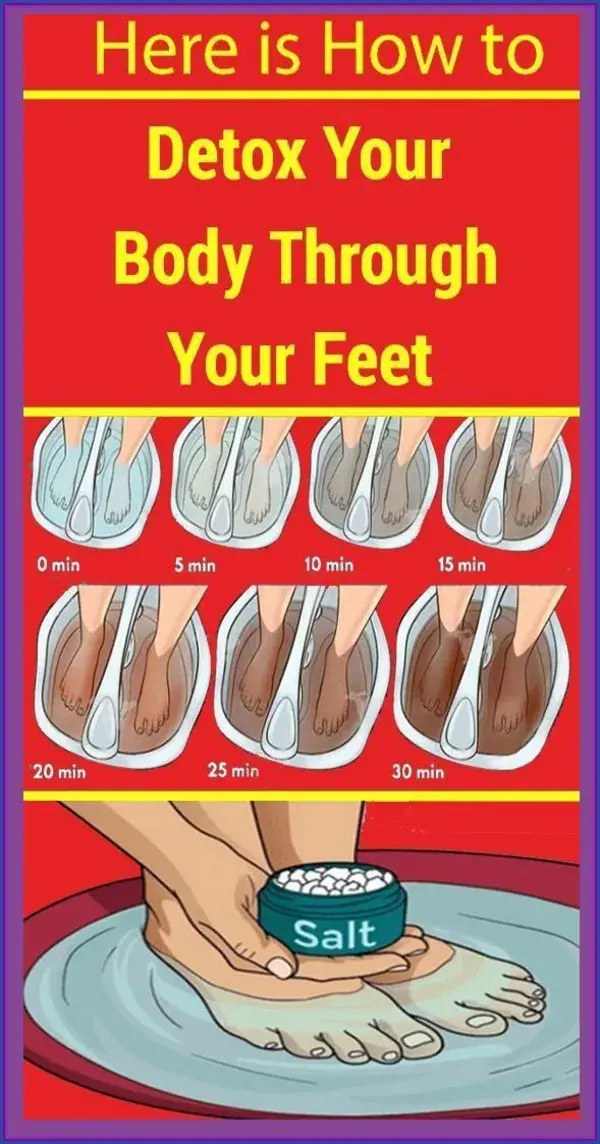 HERE IS HOW TO DETOX YOUR BODY THROUGH YOUR FEET