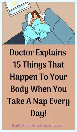 Doctor Explains 15 Things That Happen to Your Body When You Take a Nap Every Day