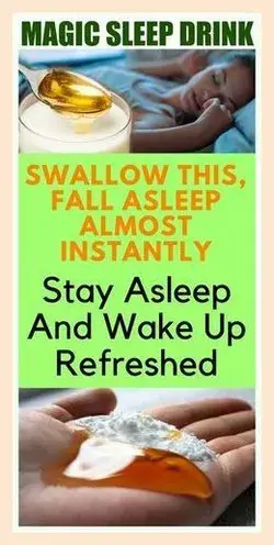 TAKE A SPOON OF THIS FALL ASLEEP ALMOST INSTANTLY STAY ASLEEP WAKE UP REFRESHED
