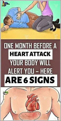 One Month Before a Heart Attack, Your Body Will Warn You - Here are the 6 Signs.