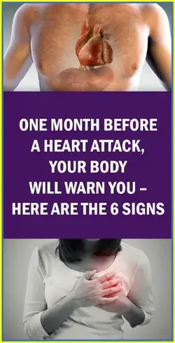 One Month Before a Heart Attack, Your Body Will Warn You ? Here are the 6 Signs