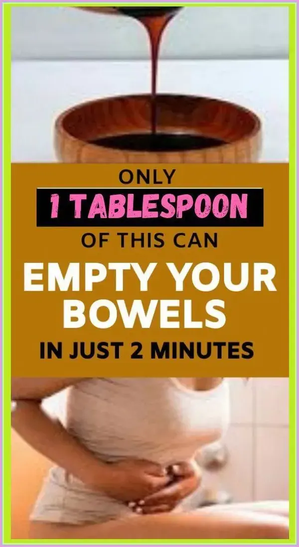 Only 1 Spoon full Of This, It Empties Your Bowels And Makes You Lose Weight