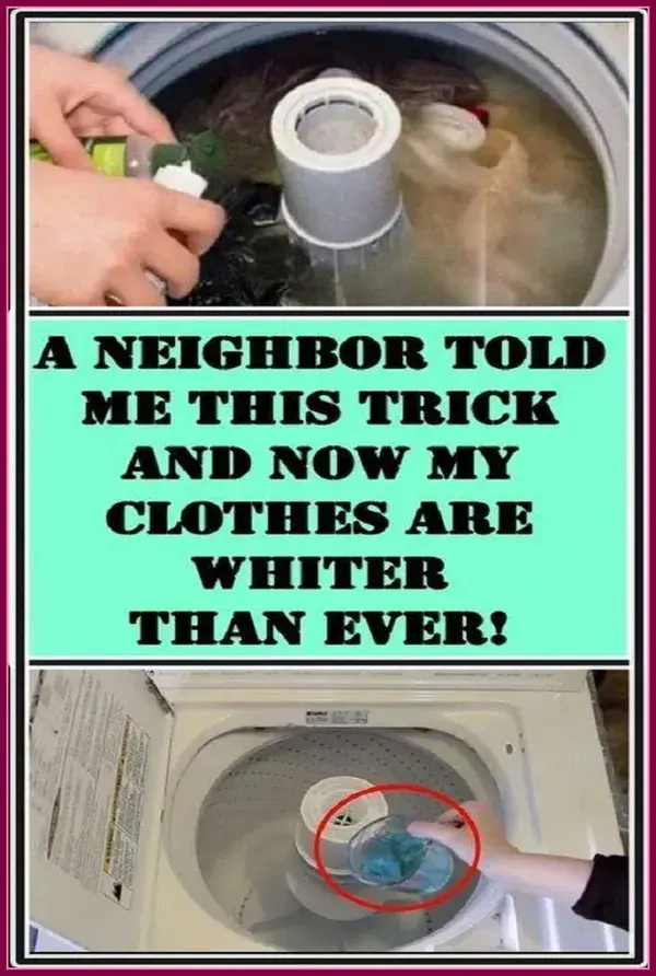 A Neighbor Told Me This Trick And Now My Clothes Are Whiter Than Ever!