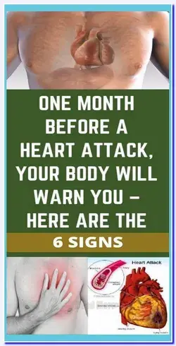 One Month Before a Heart Attack, Your Body Will Warn You � Here are the 6 Signs