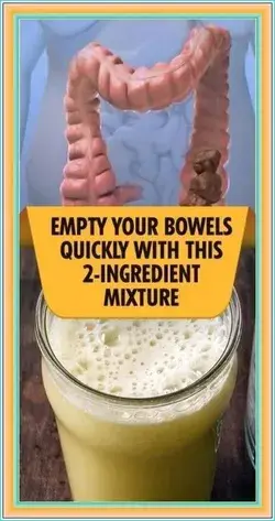 Empty Your Bowels Quickly With This 2-ingredient Mixture