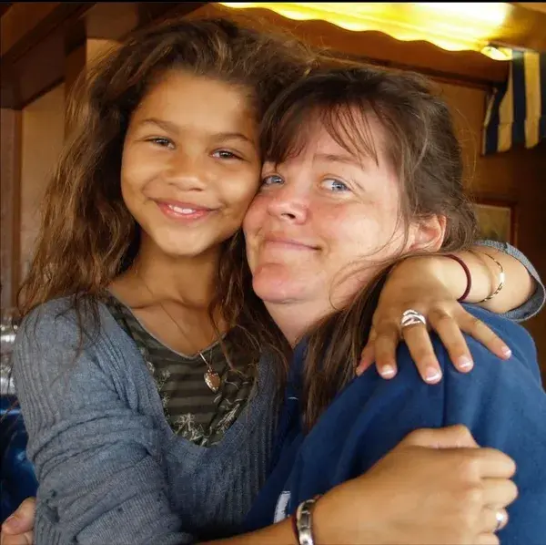 Zendaya with her mom