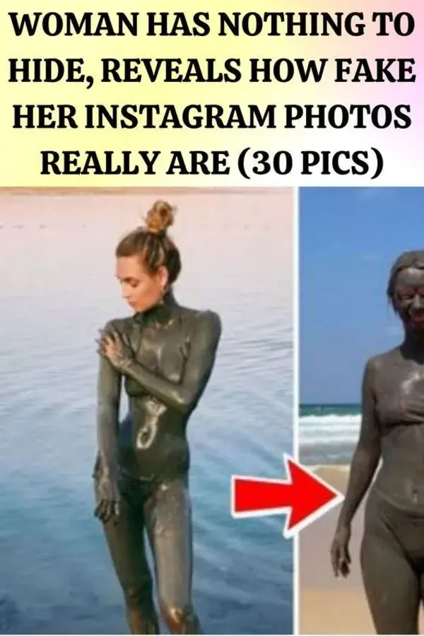 Woman Has Nothing To Hide, Reveals How Fake Her Instagram Photos Really Are (30 Pics)