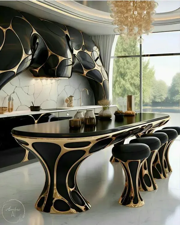 Luxury kitchen interior